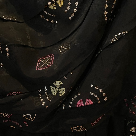 ALC black metallic soraya off shoulder blouse - Picture 3 of 5